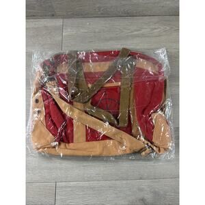 The Barrel Shack Rose Messenger Bag Red Compass Brown Handmade Bag $270